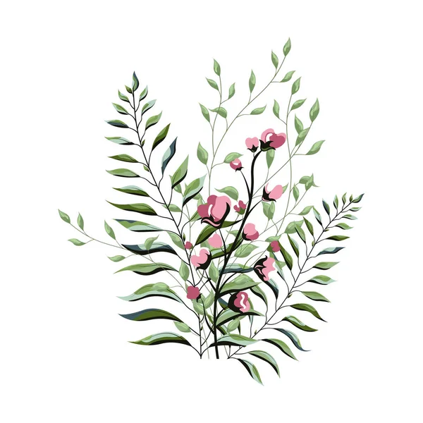 Patrón de flores florales — Vector de stock