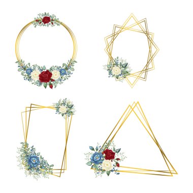 Çiçekli geometrik çokyüzlü