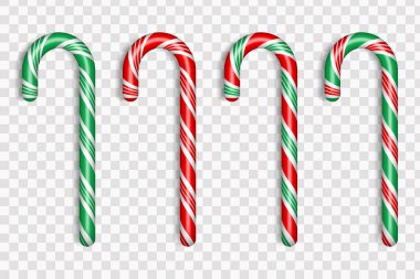 Gerçekçi Noel Şeker Koleksiyonu.