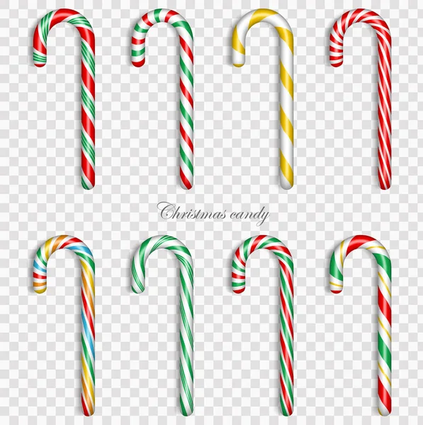 Bastón de caramelo de Navidad — Archivo Imágenes Vectoriales