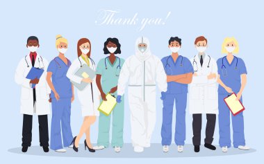 Doktor ekibi. Vektör