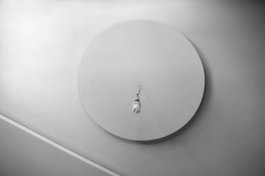 Minimalist tasarım tek renkli soyut geometrik kompozisyon