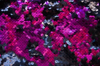 Pembe daire payetler desen doku arka plan