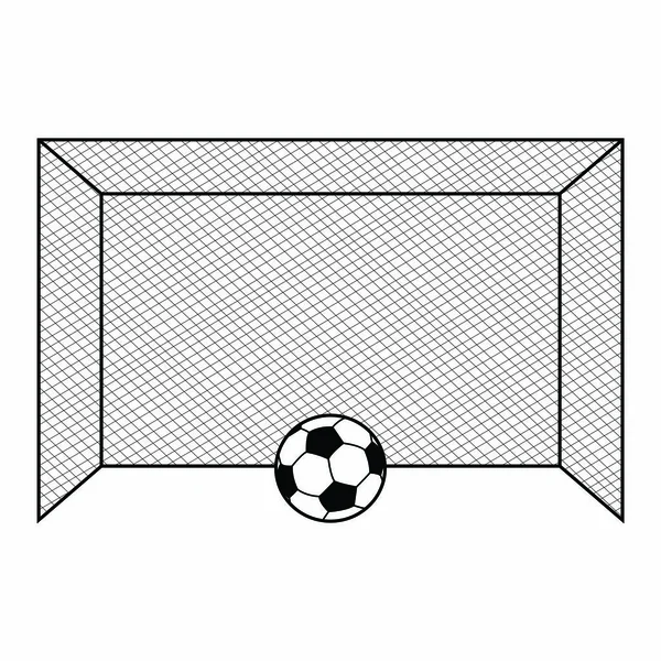Abstrakta fotboll objekt — Stock vektor