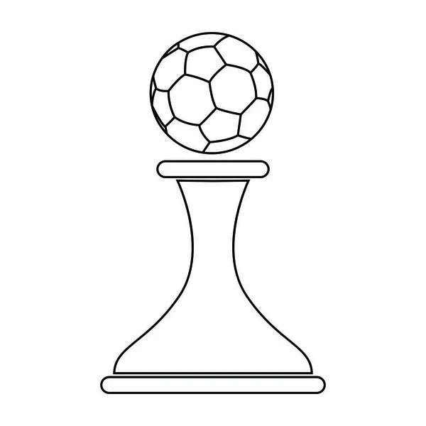 Objeto de fútbol abstracto — Archivo Imágenes Vectoriales