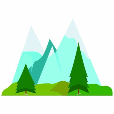 Soyut şirin manzara