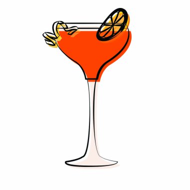 Soyut lezzetli kokteyl