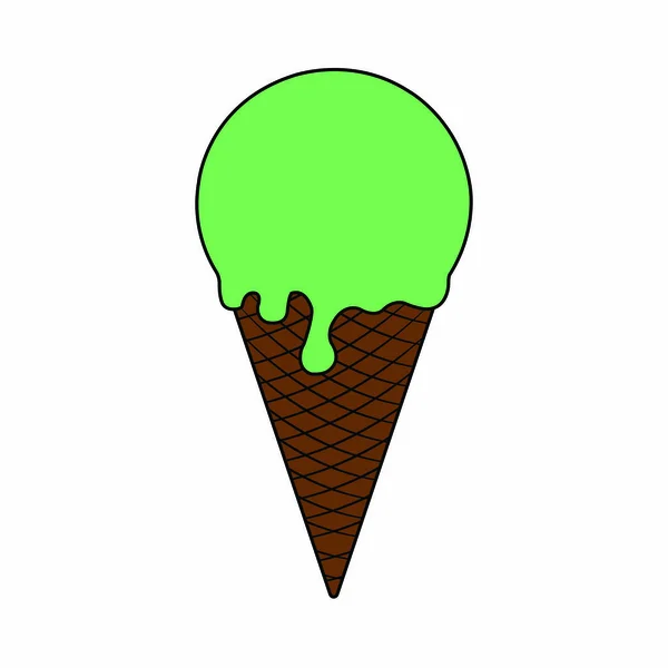 Delizioso gelato — Vettoriale Stock