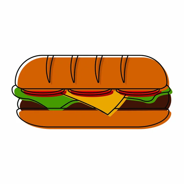 Fast Food objet — Image vectorielle