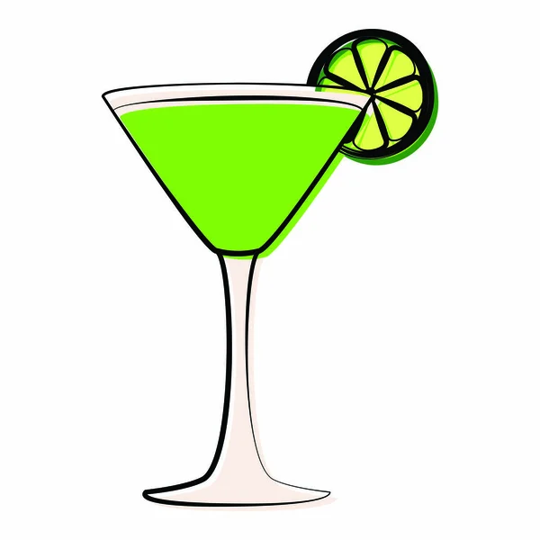 Abstrakter köstlicher Cocktail — Stockvektor