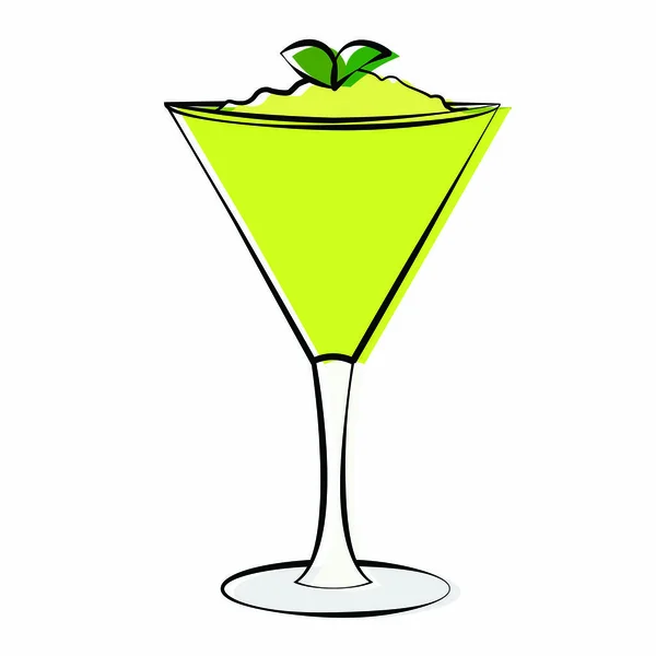 Abstrakter köstlicher Cocktail — Stockvektor