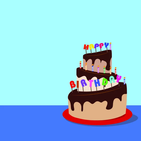 Feliz cumpleaños fondo — Vector de stock