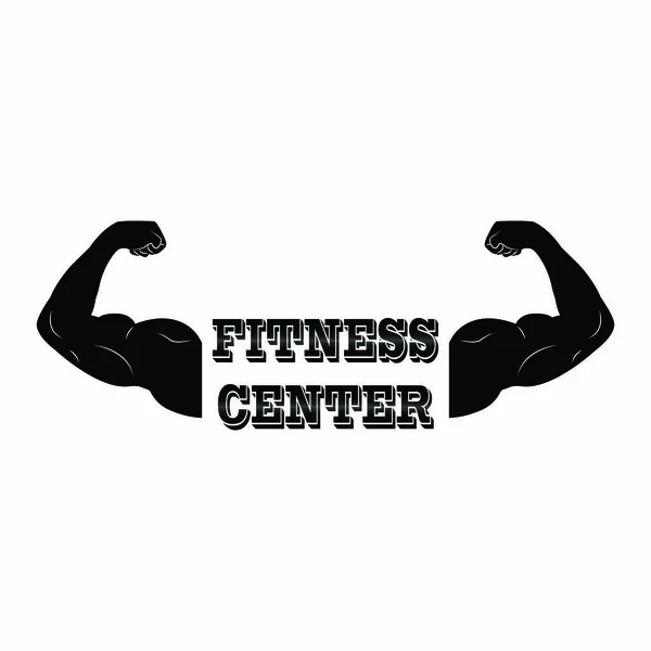 Icône du centre de fitness — Image vectorielle