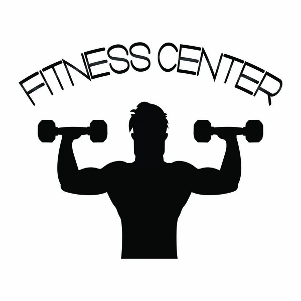 Icône du centre de fitness — Image vectorielle