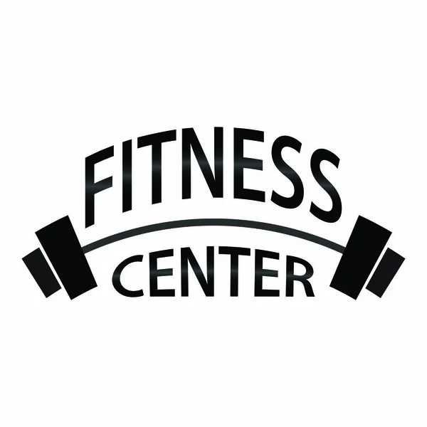 Ícone do centro de fitness — Vetor de Stock