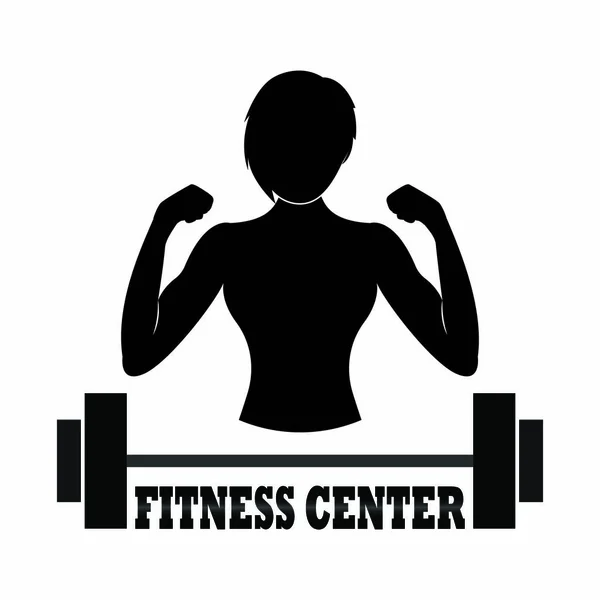 Icône du centre de fitness — Image vectorielle