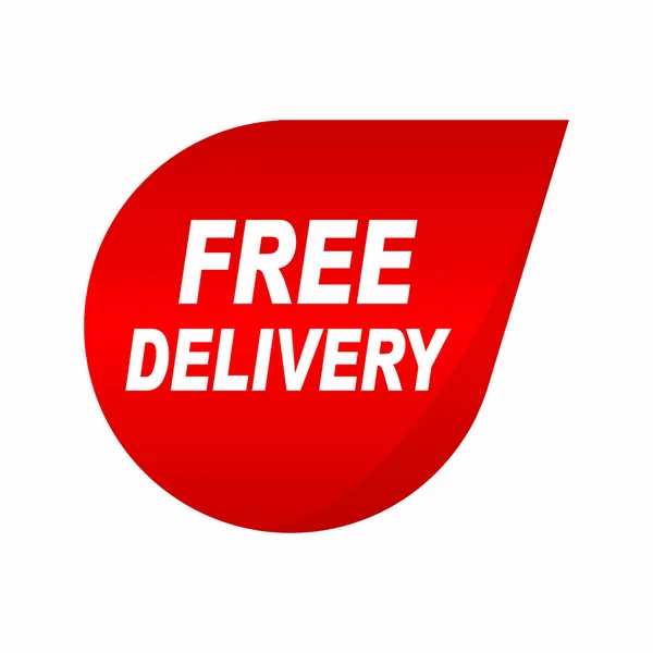 Etiqueta de entrega gratuita — Vector de stock