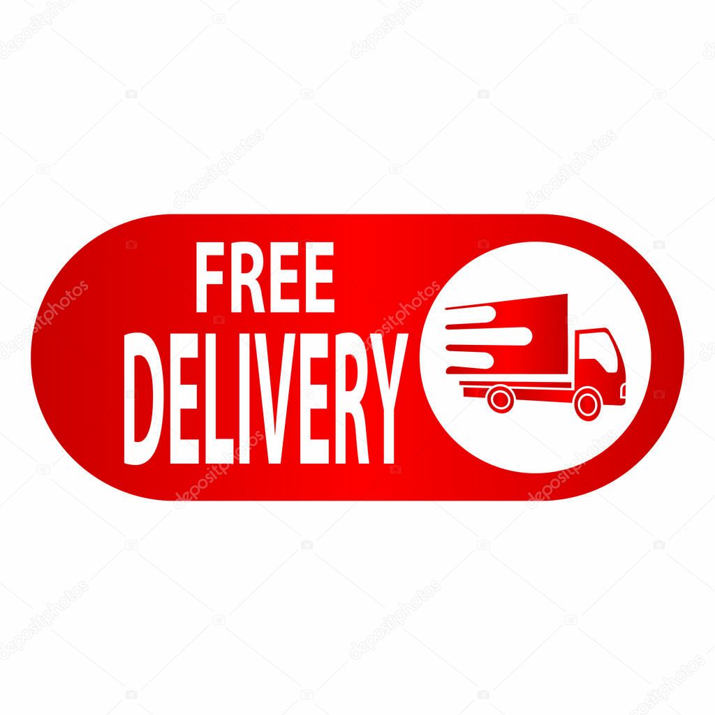 Free delivery label