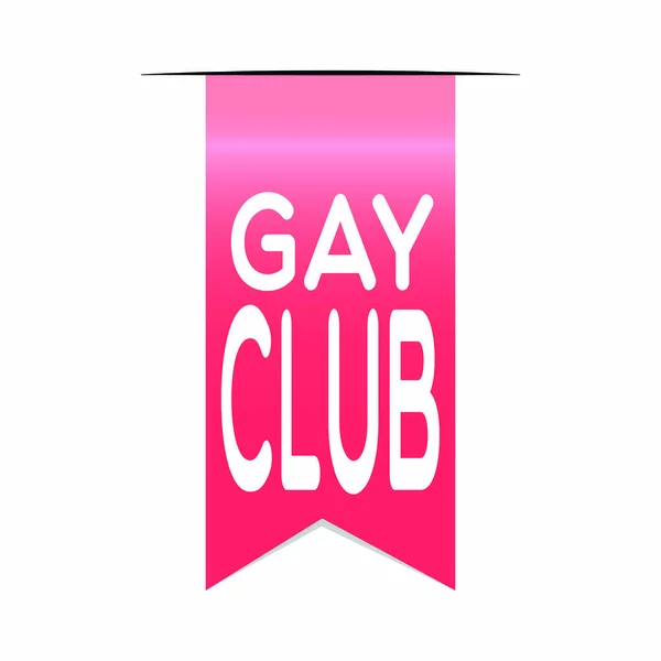 Gay club etykiety — Wektor stockowy