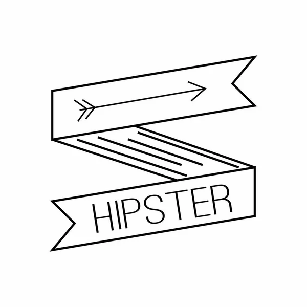 Abstraktes Hipster-Label — Stockvektor