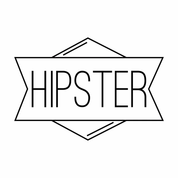 Abstracte hipster label — Stockvector