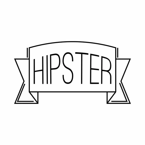 Abstracte hipster label — Stockvector