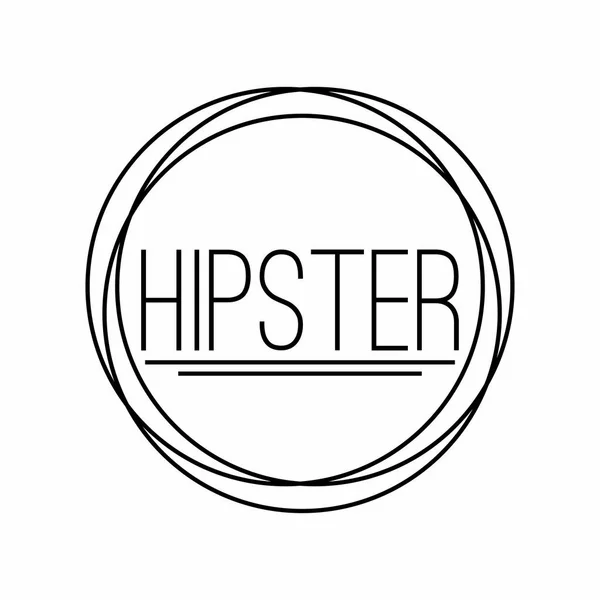 Abstracte hipster label — Stockvector