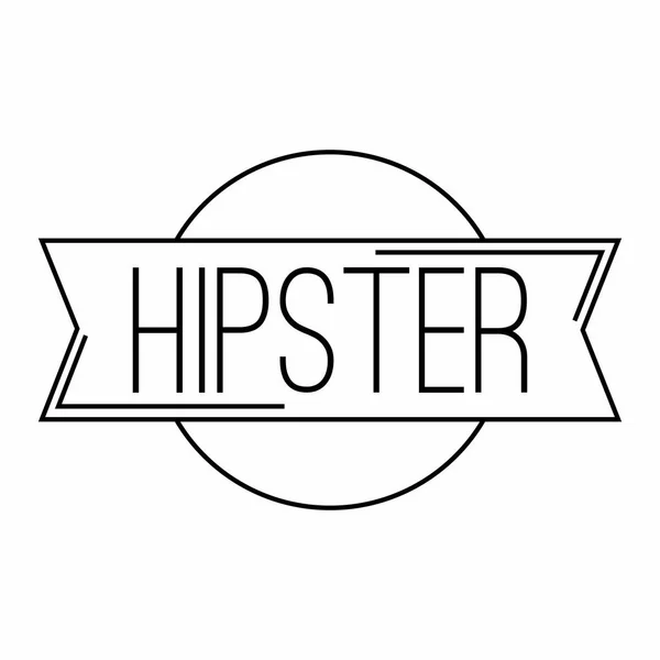 Abstracte hipster label — Stockvector