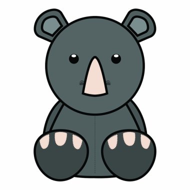 Soyut sevimli hayvan