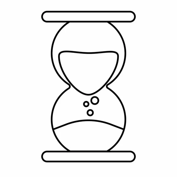 Horloge abstraite objet — Image vectorielle