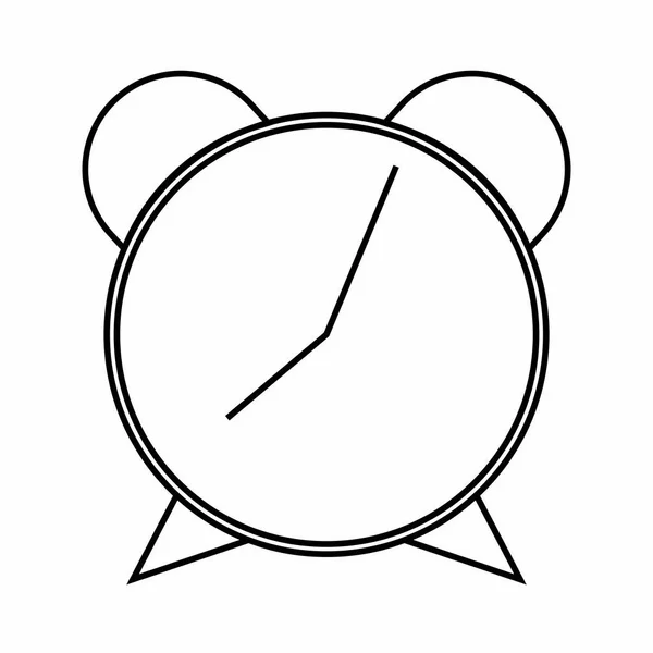Abstraktní Clock Objekt Bílém Pozadí — Stockový vektor