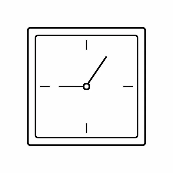 Horloge abstraite objet — Image vectorielle