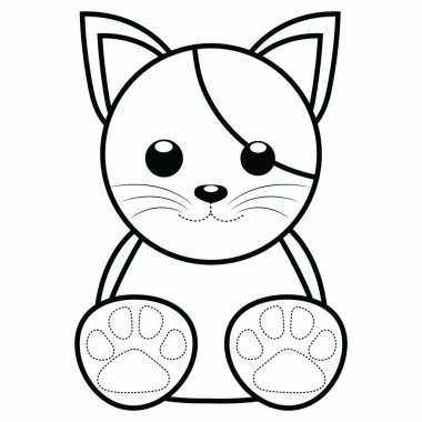 Soyut sevimli hayvan