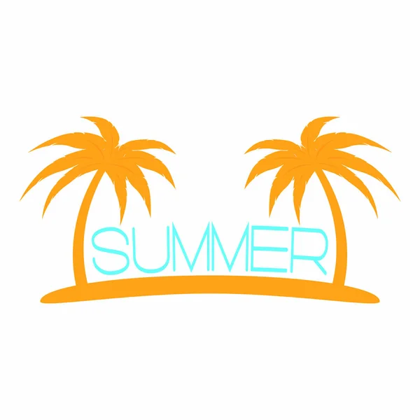 Abstract summer label — Stock Vector