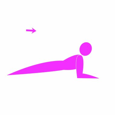 soyut fitness kişi