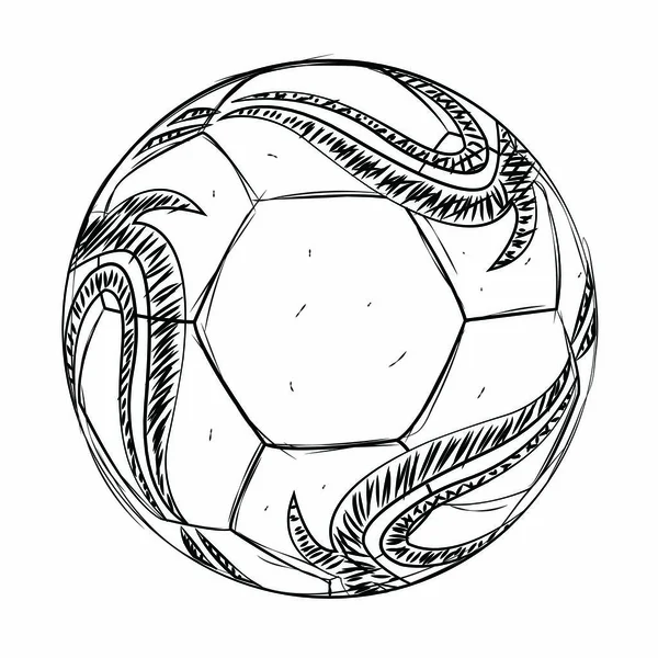 Эскиз шара — стоковый вектор