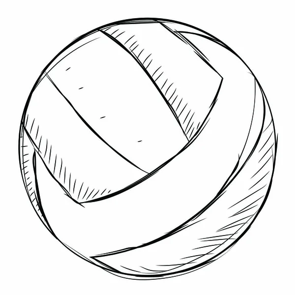 Sketch zum Sportball — Stockvektor