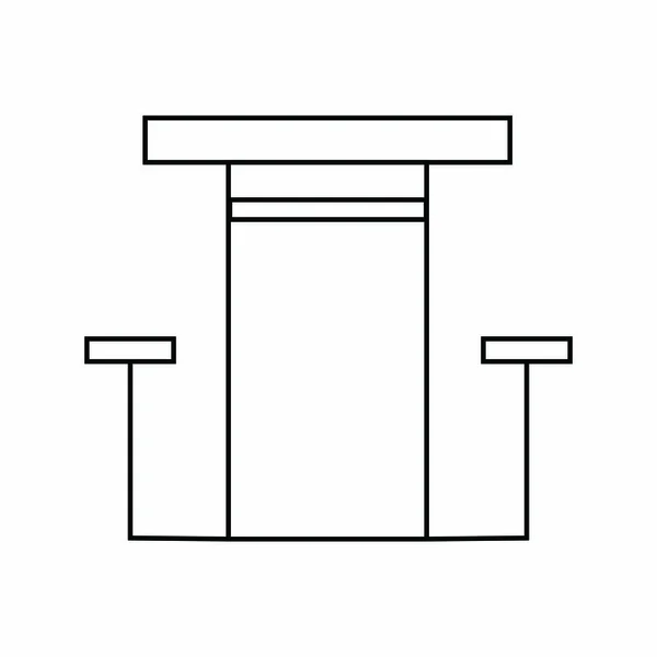 Objeto de acampamento abstrato —  Vetores de Stock