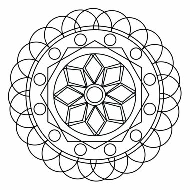 soyut şirin mandala