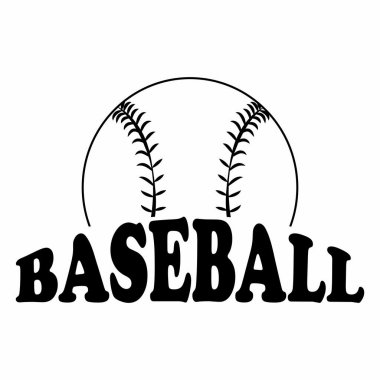 Soyut beyzbol etiket