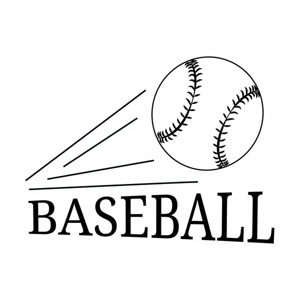 Анотація бейсбол етикетки — стоковий вектор