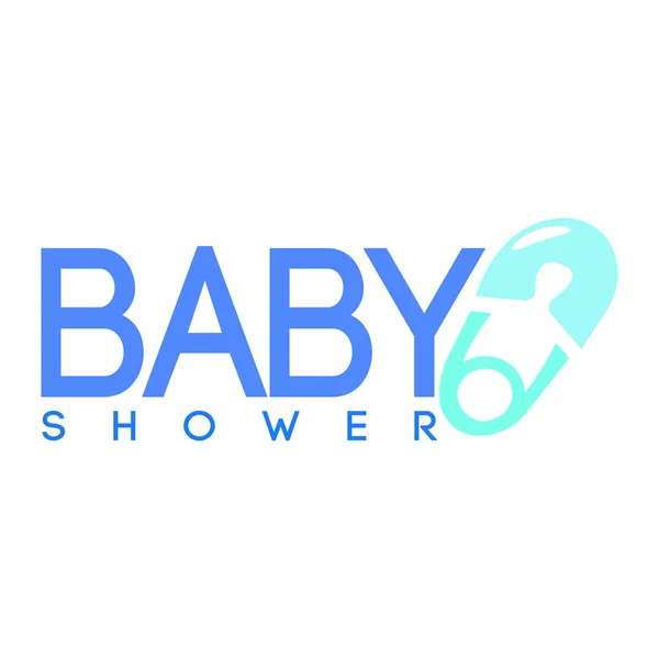 Bebê chuveiro fundo — Vetor de Stock