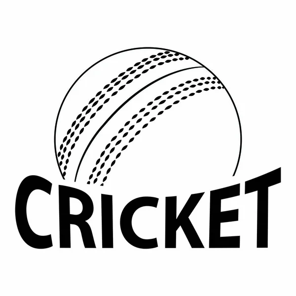 Abstraktes Cricket-Etikett — Stockvektor