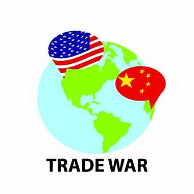Ticaret savaş arka plan