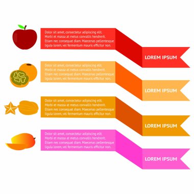 Gıda Infographic bacgkround