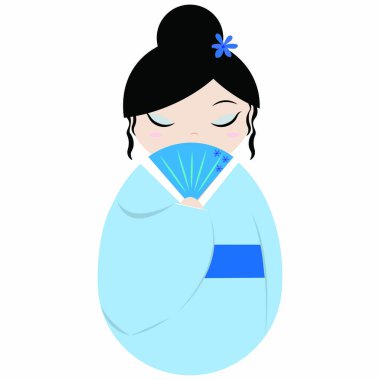 Sevimli geyşa karakter