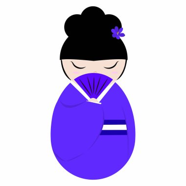 Sevimli geyşa karakter