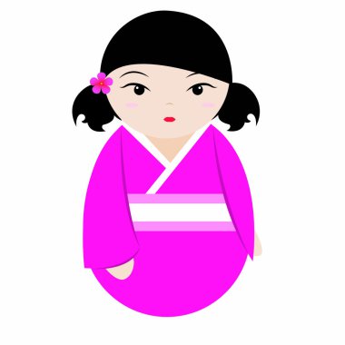 Sevimli geyşa karakter