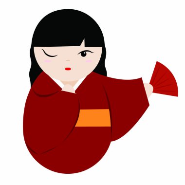 Sevimli geyşa karakter