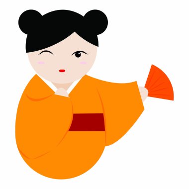 Sevimli geyşa karakter